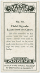 Field signals, extend from the center.