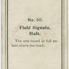 Field signals, halt.