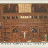 Middle Temple Hall, interior.