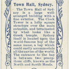 Town Hall, Sydney.
