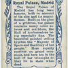 Royal Palace, Madrid.