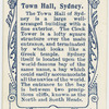 Town Hall, Sydney.