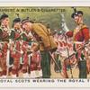 The Royal Scots wearing the Royal Tartan.