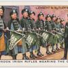 The London Irish Rifles wearing the caubeen.