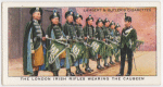 The London Irish Rifles wearing the caubeen.