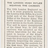 The London Irish Rifles wearing the caubeen.