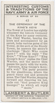 The Ceremony of the King's Keys.