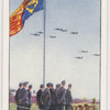 Hawker "Hurricanes" flying past H.M. the King.