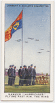 Hawker "Hurricanes" flying past H.M. the King.