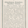 Almshouse knocker, Rushey Green.