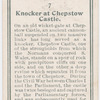 Knocker at Chepstow Castle.