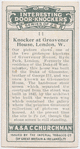 Knocker at Grosvenor House, London, W.