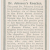 Dr. Johnson's knocker.
