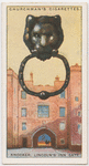 Knocker, Lincoln's Inn Gate, London, W.C.