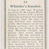 Whistler's knocker.