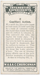Capillary action.