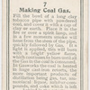 Making coal gas.