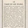 Liquid air and alcohol.
