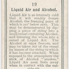 Liquid air and alcohol.