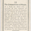 The composition of water.