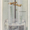 The decomposition of water.