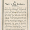Water a bad conductor of heat.