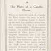 The parts of a candle flame.