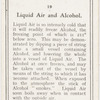 Liquid air and alcohol.