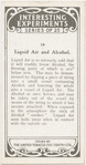 Liquid air and alcohol.