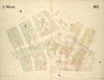 4th Ward. [Map bounded by Peck Slip, Pearl Street, Franklin Square, Pearl Street, Oak Street, Roosevelt Street, South Street; Including Dover Street, Front Street, Water Street, Cherry Street]