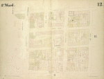 4th Ward. [Map bounded by Catharine Street, Oak Street, Roosevelt Street, Catham Street, Catham Square, Division St; Including Oliver Street, James Street, East Broadway, Henry Street, Madison Street]