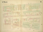 1st Ward. [Map bounded by West Street, Rector Street, Broadway, Battery Place; Including Washington Street, Greenwich Street, Trinity Place, Morris Street, Edgar Street, Exchange Place]