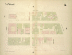 3rd Ward. [Map bounded by Fulton Street, Greenwich Street, Barclay Street, College Place, Park Place, Broadway; Including Vesey Street, Church Street]