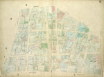 Plate 6: Map bounded by Broadway, Park Row, Frankfort Street, Gold Street, Maiden Lane; Including Nassau Street, Theater Alley, Dutch Street, William Street, Platt Street, John Street, Fulton Street, Ann Street, Beekman Street, Spruce Street 