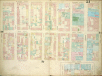 Plate: 21 Map bounded by W.Houston Street, Crosby Street, Spring Street, Sullivan Street; Including Prince Street, Thompson Street, Laurens Street, Wooster Street, Greene Street, Mercer Street, Broadway; Map bounded by Broadway, Spring Street, Broome Street