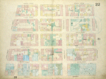 Plate 22: Map bounded by Thompson Street, Spring Street, Broadway, Canal Street; Including Laurens Street, Wooster Street, Greene Street, Mercer Street, Grand Street, Broome Street