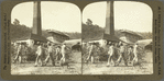 Coolies working at the mill on the Sugar Estate "Seven Plantations," near May Pen, Jamaica