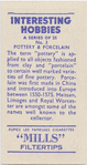 Pottery & Porcelain.