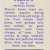 Historical boxes.