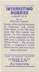 Postage stamps.