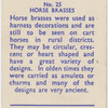 Horse brasses.