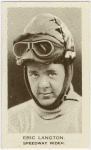 Eric Langton, speedway rider.