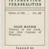 Colin Watson, Wembley Speedway.