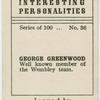 George Greenwood, speedway rider.