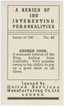 George Cook.