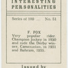 F. Fox.