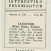 Sandford, West Bromwich.