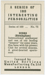 Hibbs, Birmingham.