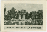 Rom. Il Lago di Villa Borghese