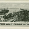 Entrée du Canal et L'eau douce Port Said.